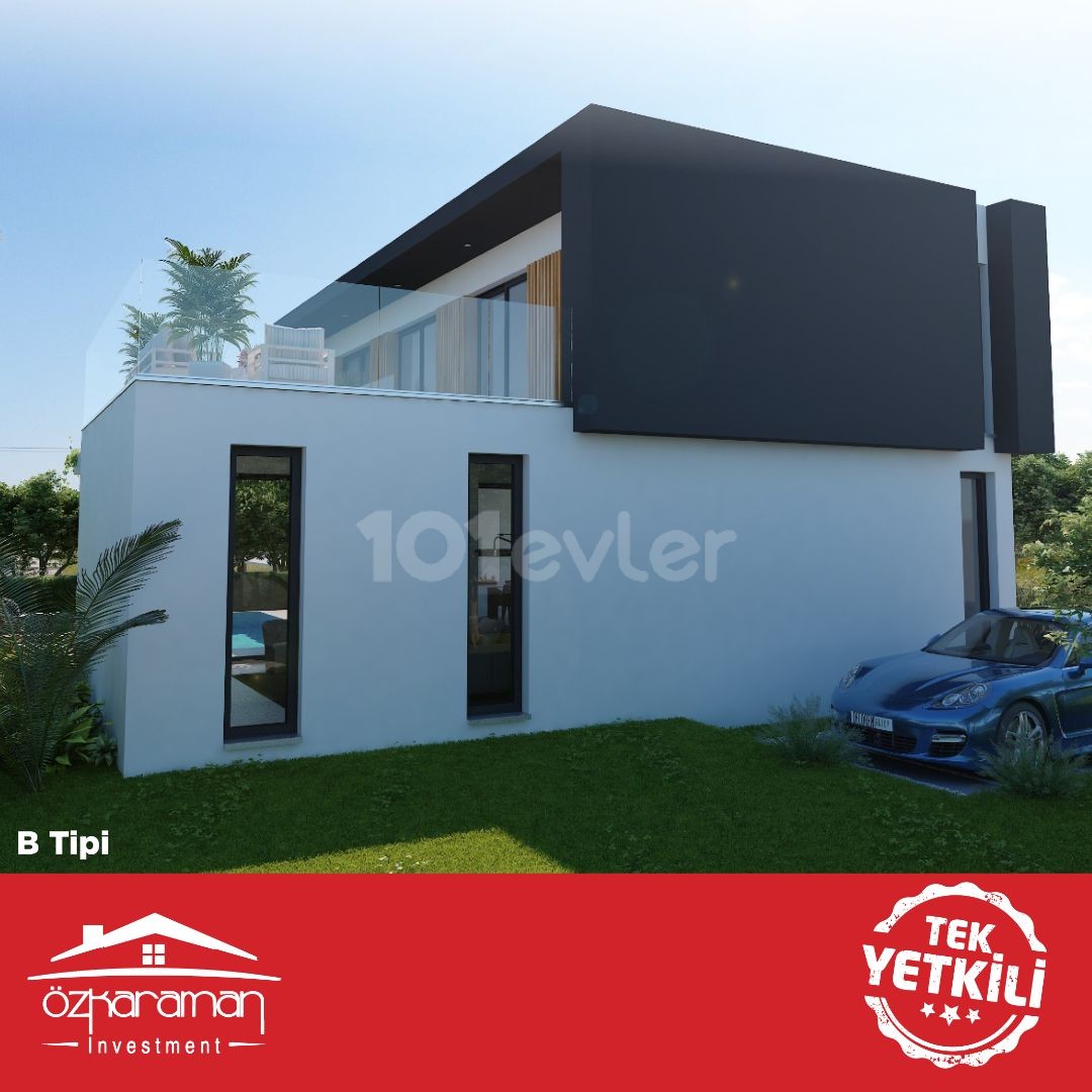 283m² Luxus 3+1 freistehende Villen in Yeniboğaziçi Region von ÖZKARAMAN