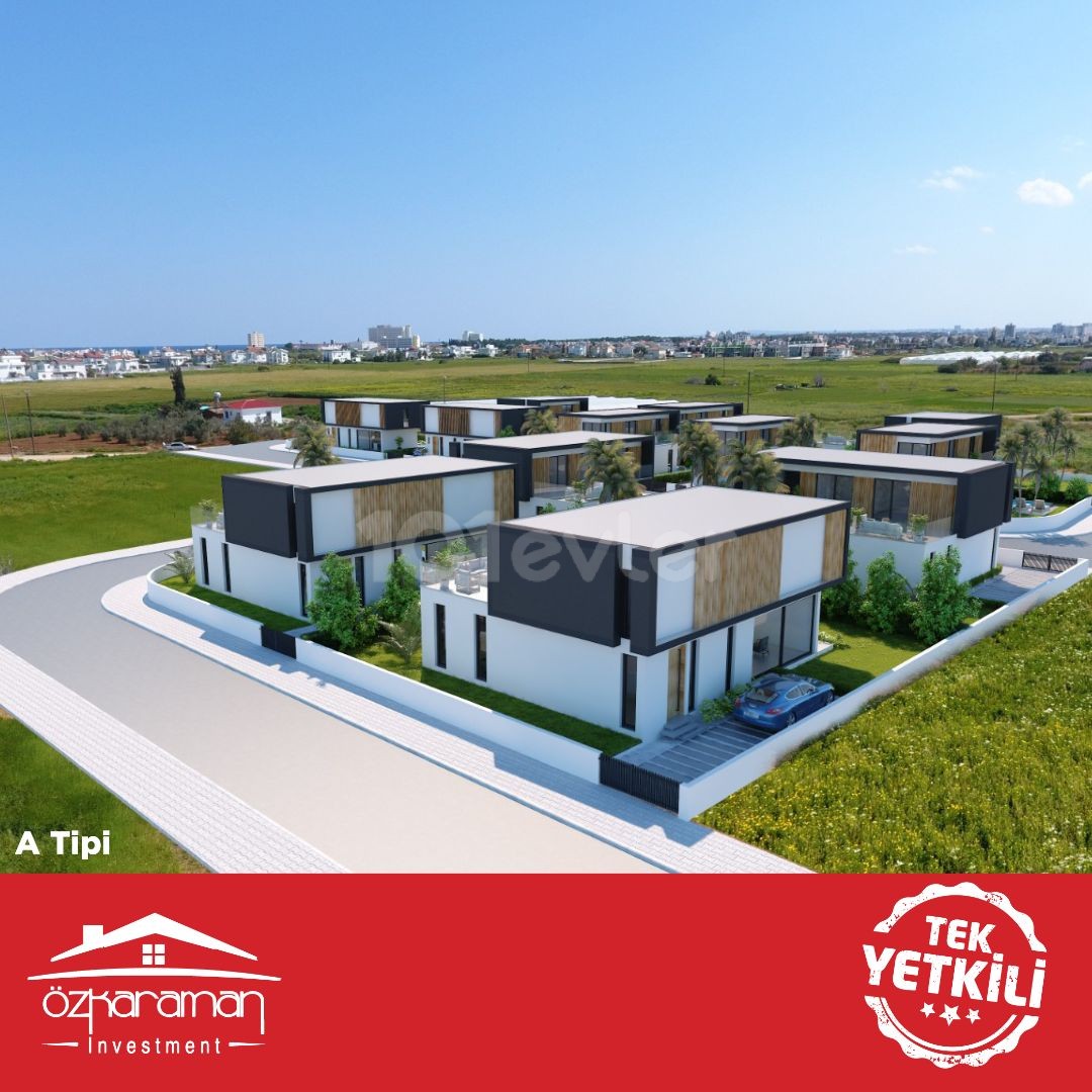 ÖZKARAMAN'dan Yeniboğaziçi bölgesinde 283m² lüks 3+1 müstakil villalar