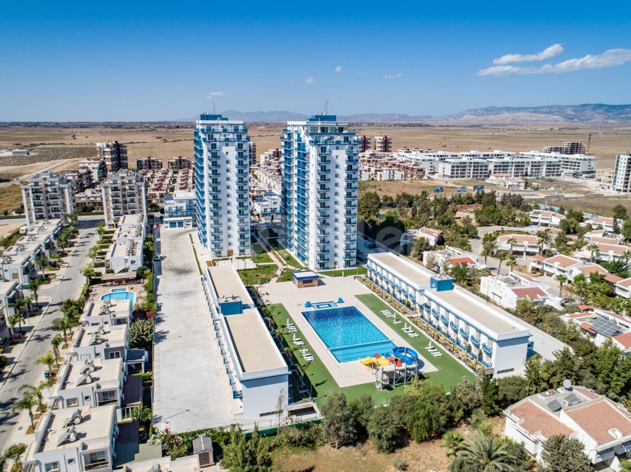 1+0 Flat for Sale with Unique View in Iskele Long Beach from Özkaraman