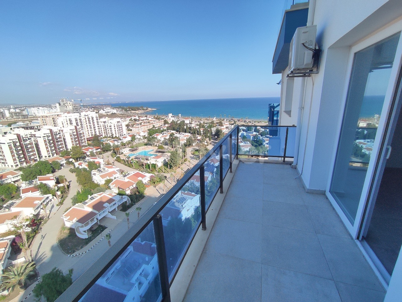 1+0 Flat for Sale with Unique View in Iskele Long Beach from Özkaraman