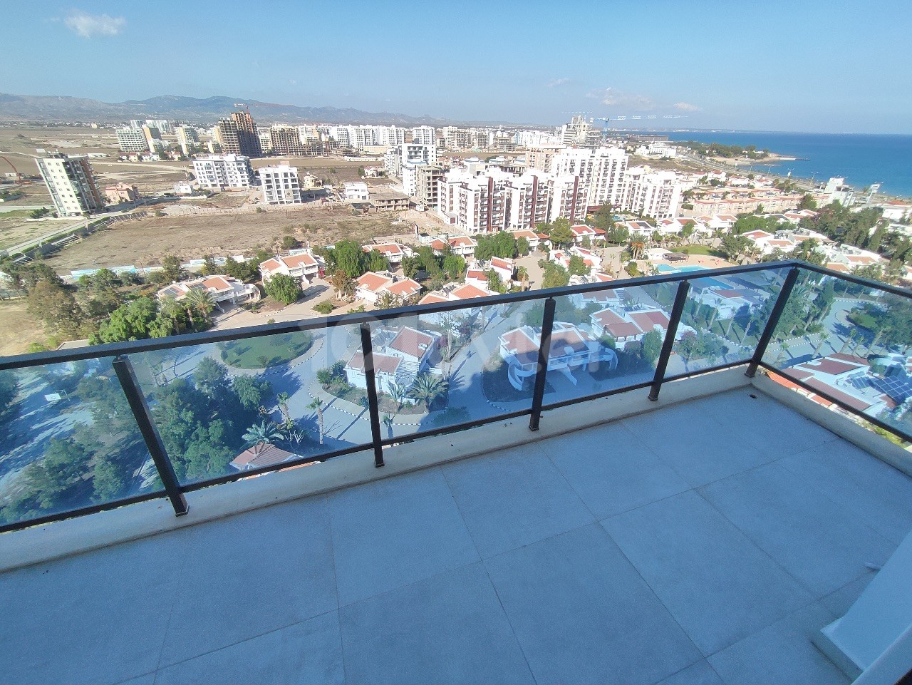 1+0 Flat for Sale with Unique View in Iskele Long Beach from Özkaraman