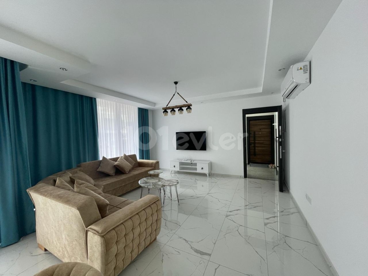 2+1 Flat for Rent in İskele-Boğaz from Özkaraman Four Seasons