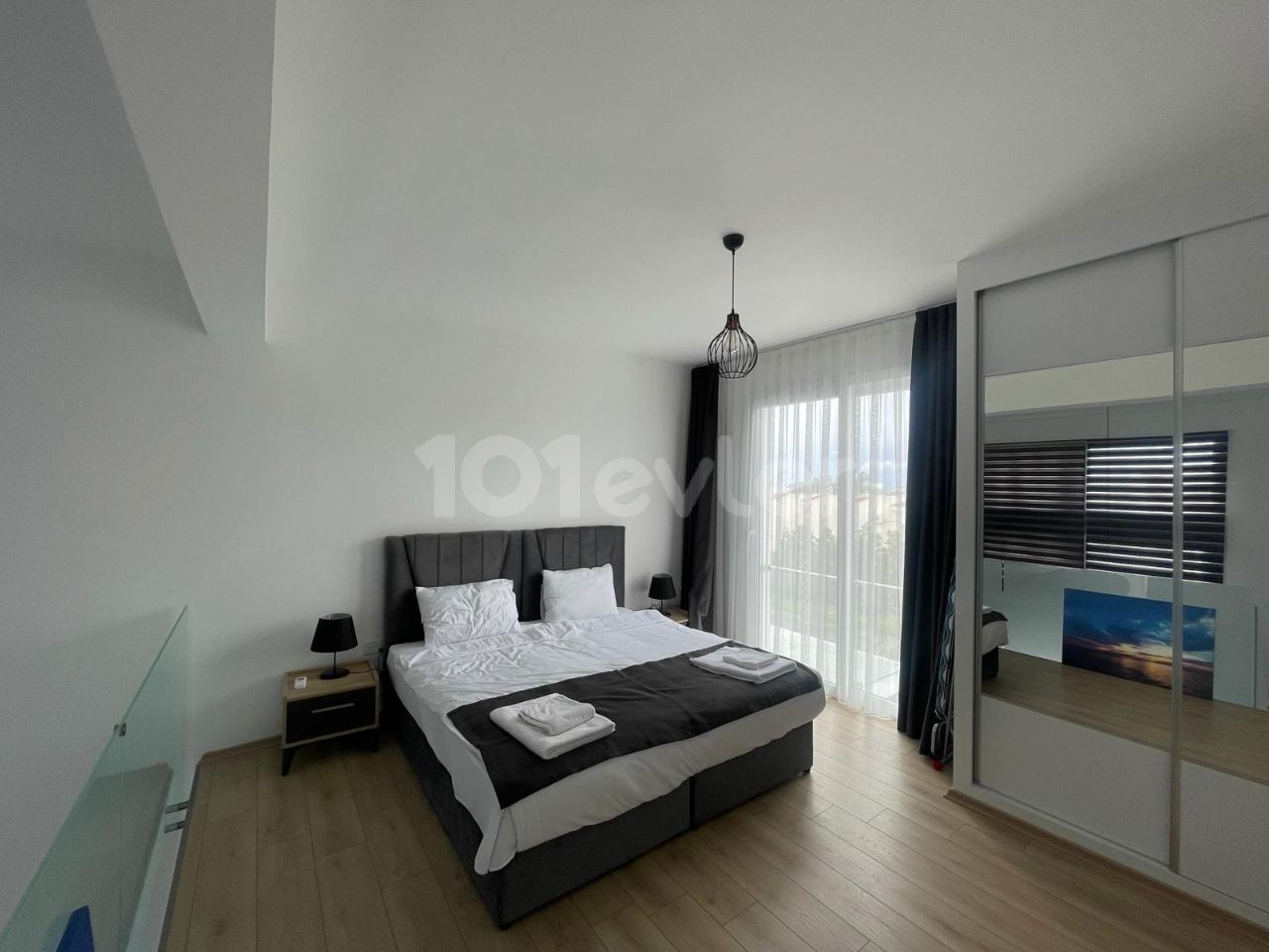 1+1 Loft Flat for Rent in İskele-Boğaz from Özkaraman Four Seasons