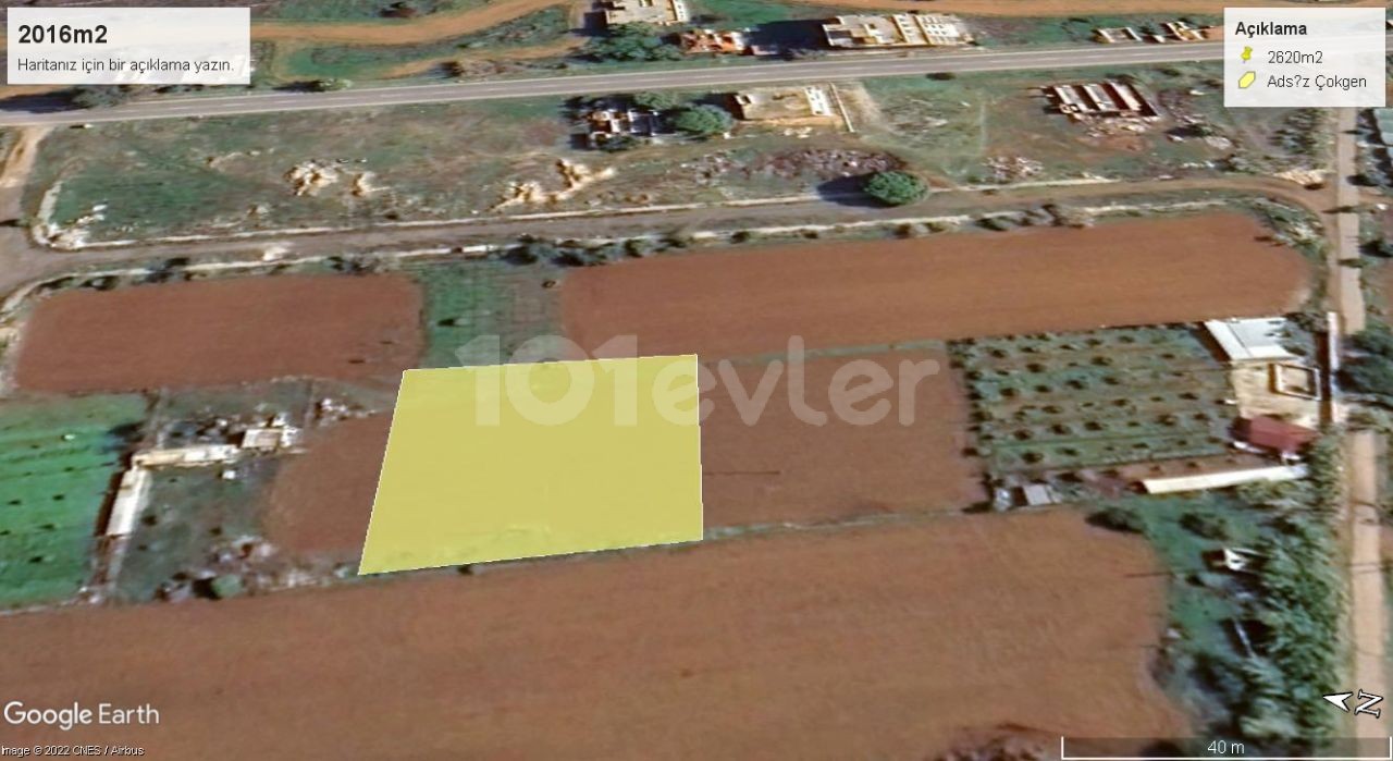 2 DECARES OF LAND IN FAMAGUSTA MARAS DERINYA REGION ** 