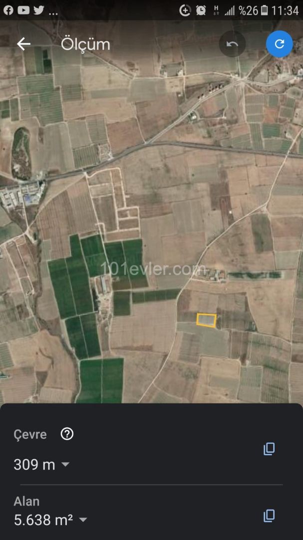 INVESTMENT LAND CLOSE TO İSKELE ENTRY CEASER SITE ** 