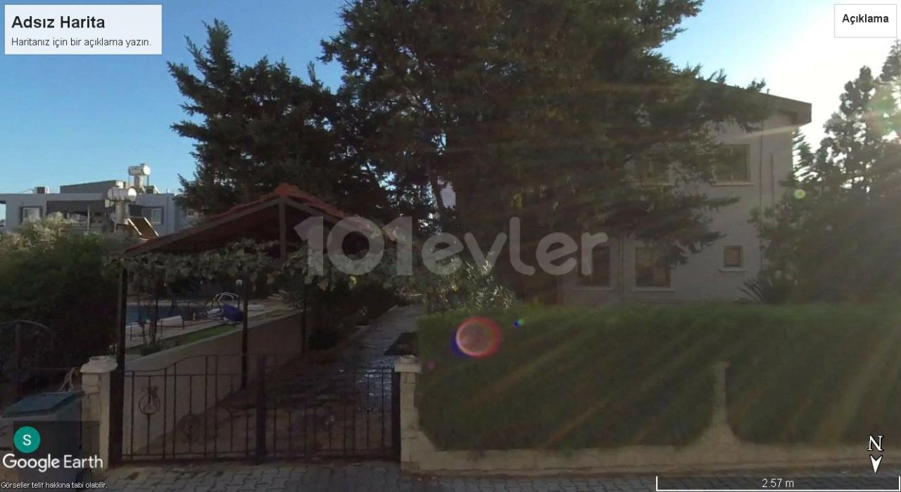 VILLA WITH POOL FOR SALE ON A DOUBLE LAND IN YENIBOGAZICI REGION ** 