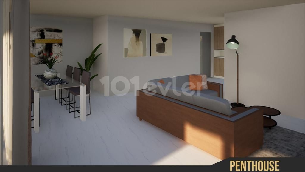 MAĞUSA ÇANAKKALE BÖLGESİ 2+1  GENİŞ PENTHOUSE DAİRE 