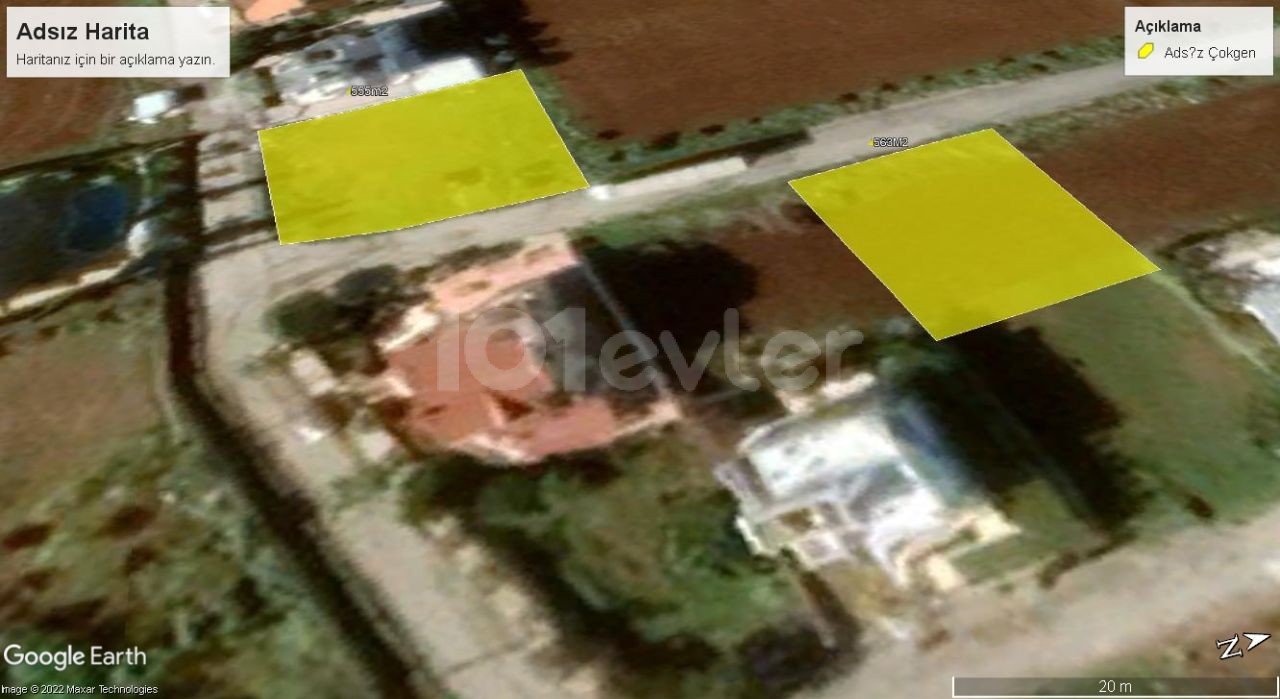 LAND SUITABLE FOR CONSTRUCTION OF VILLA AGAINST YENİBOĞAZİÇİ SALAMİS HOTEL ** 