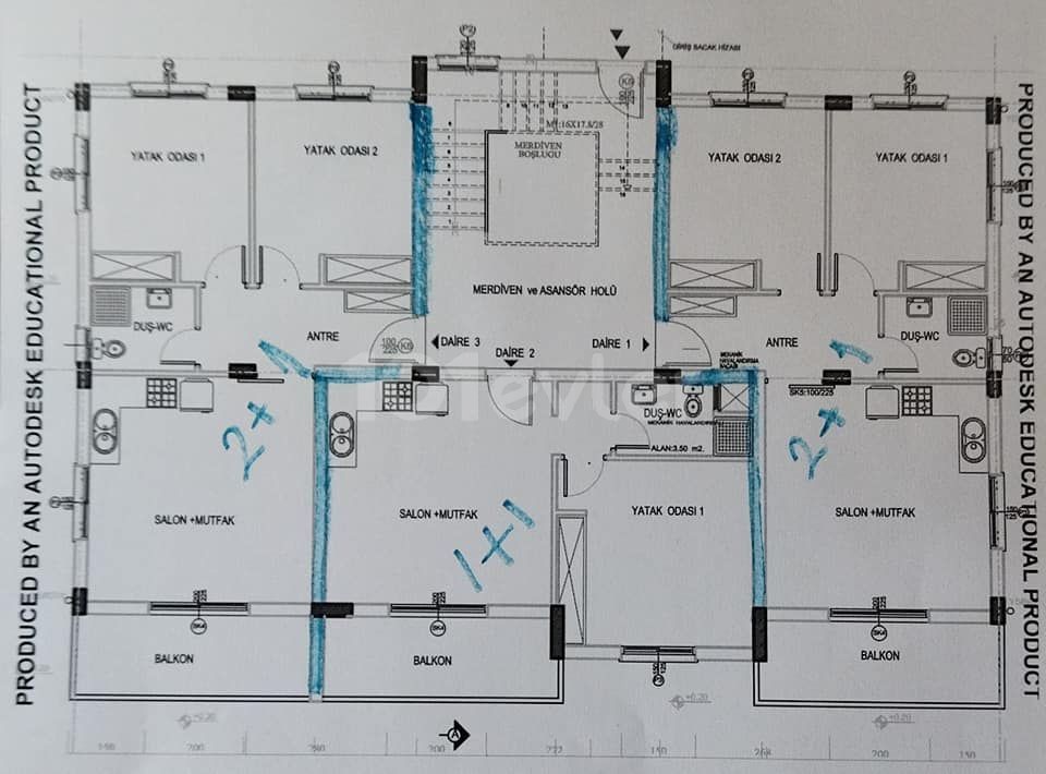 ISKELE ÇAYIROVA VILLAGE 3 Decker 9 APARTMENT PROJECT APPROVED 1050m2 PLOT ** 