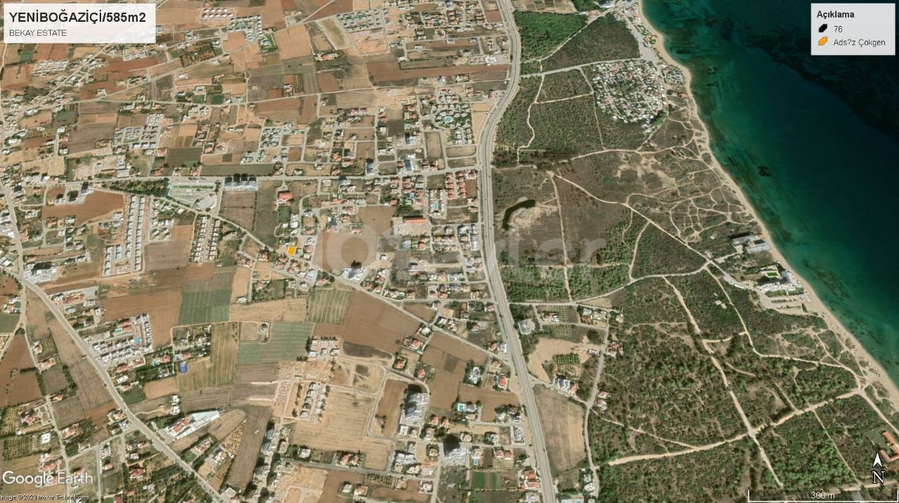 Residential Zoned Plot For Sale in Yeni Boğaziçi, Famagusta