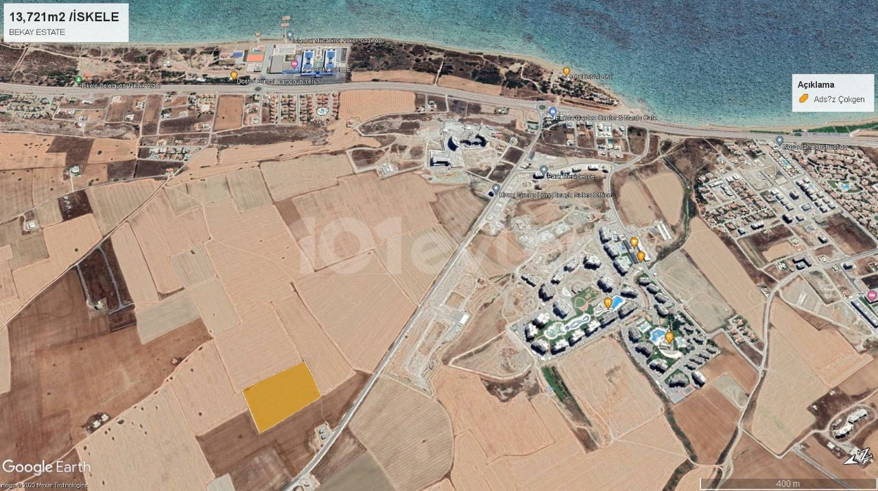 10 DAC LAND FOR INVESTMENT AGAINST ROYALSUN SITE, DEVELOPING REGION OF PIER