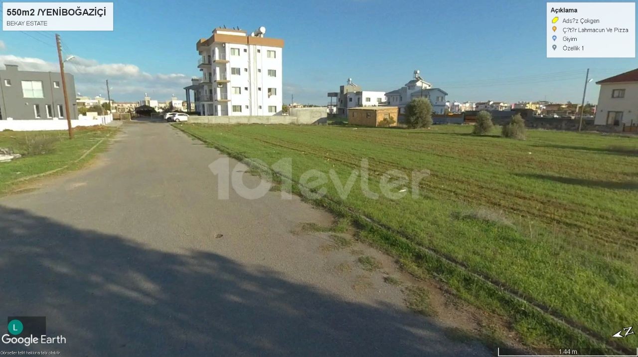 2 FLOOR ZONED VILLA LAND IN YENIBOĞAZİÇIN 