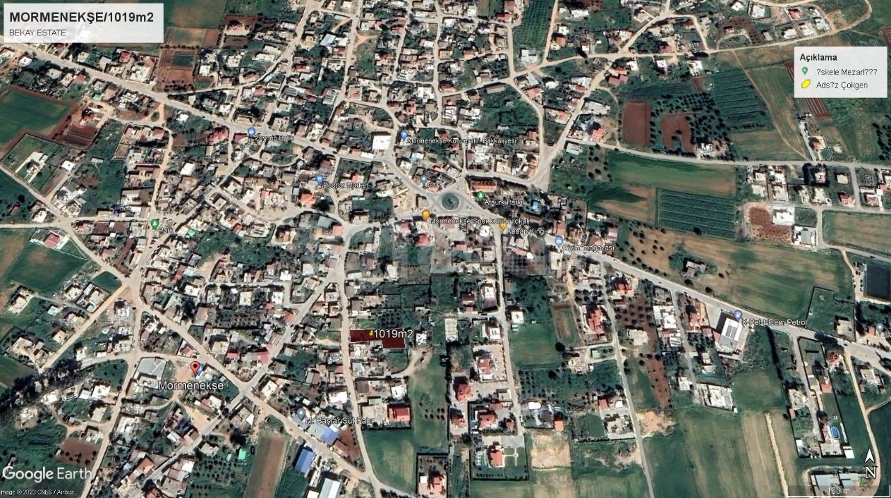 LAND FOR SALE URGENTLY!!! 2 FLOOR ZONED LAND IN MORMENEKŞE VILLAGE