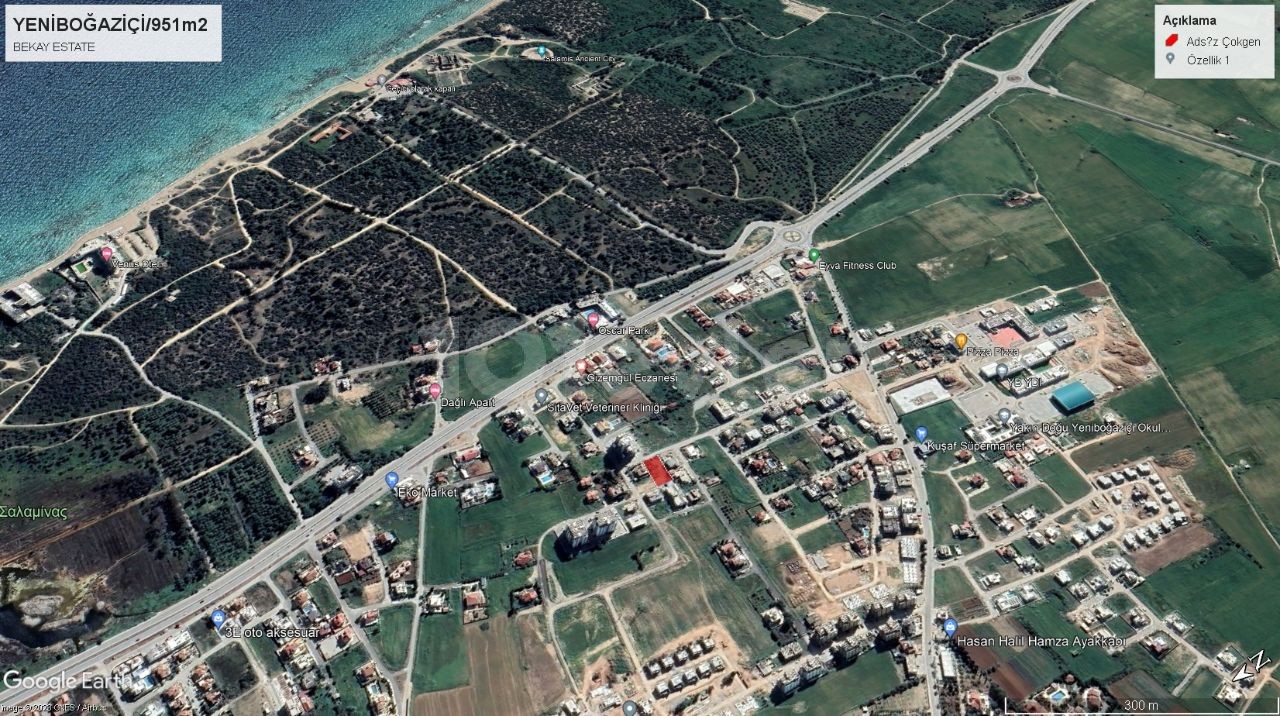 Residential Zoned Plot For Sale in Yeni Boğaziçi, Famagusta