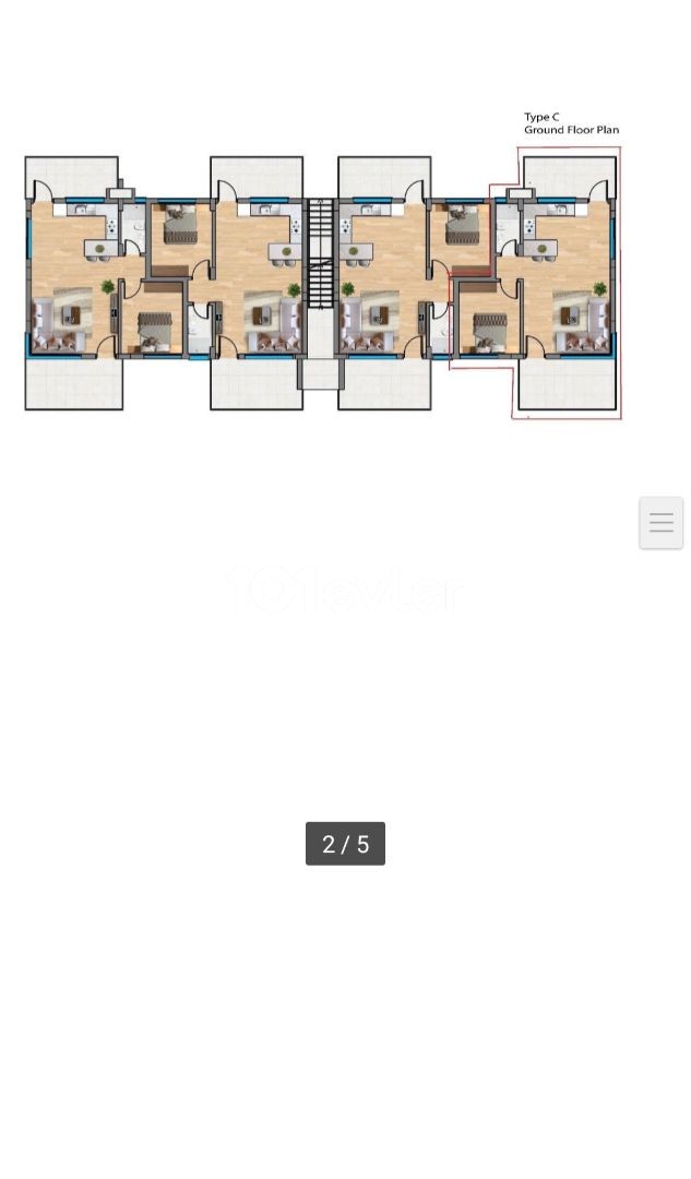 آپارتمان 1+1 برای فروش در سایت ISKELE BOGAZ FORSEASON 2