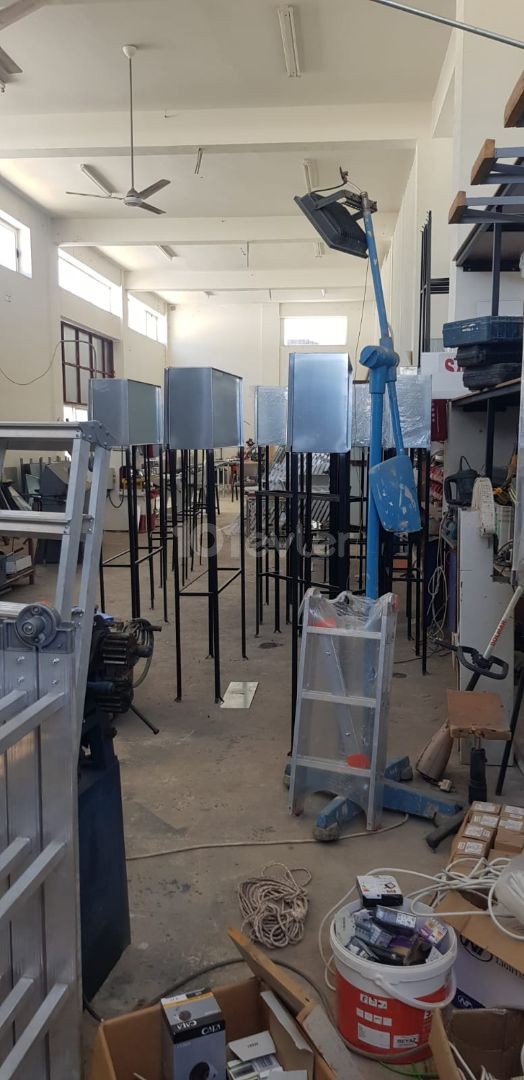 ELECTRICAL EQUIPMENT PRODUCTION WORKSHOP FOR SALE IN FAMAGUSTA LARGE INDUSTRIAL AREA ** 