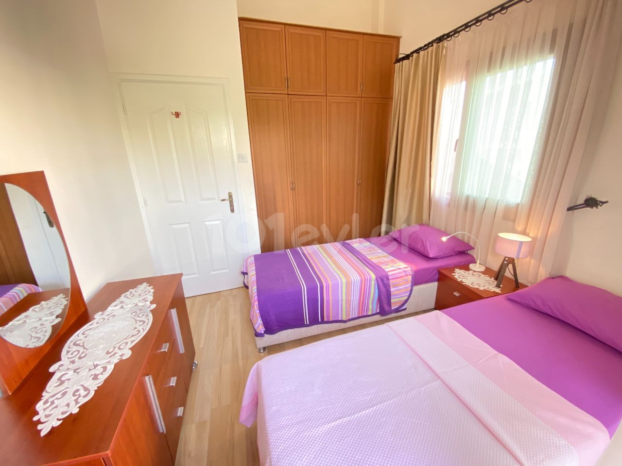 Ful eşyalı, 2+1 &  yarı özel havuzlu ikiz villa (en az BEŞ gece kiralanır)