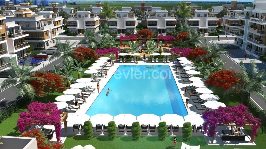 Royal Sun Elite Ruby 2 Yatak Odası Yarı Müstakil Villa ** 