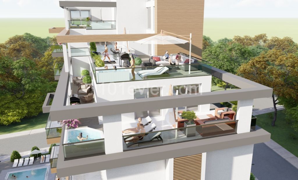 La Familia 2 ve 3 Yatak Odalı Penthouse Apartments ** 