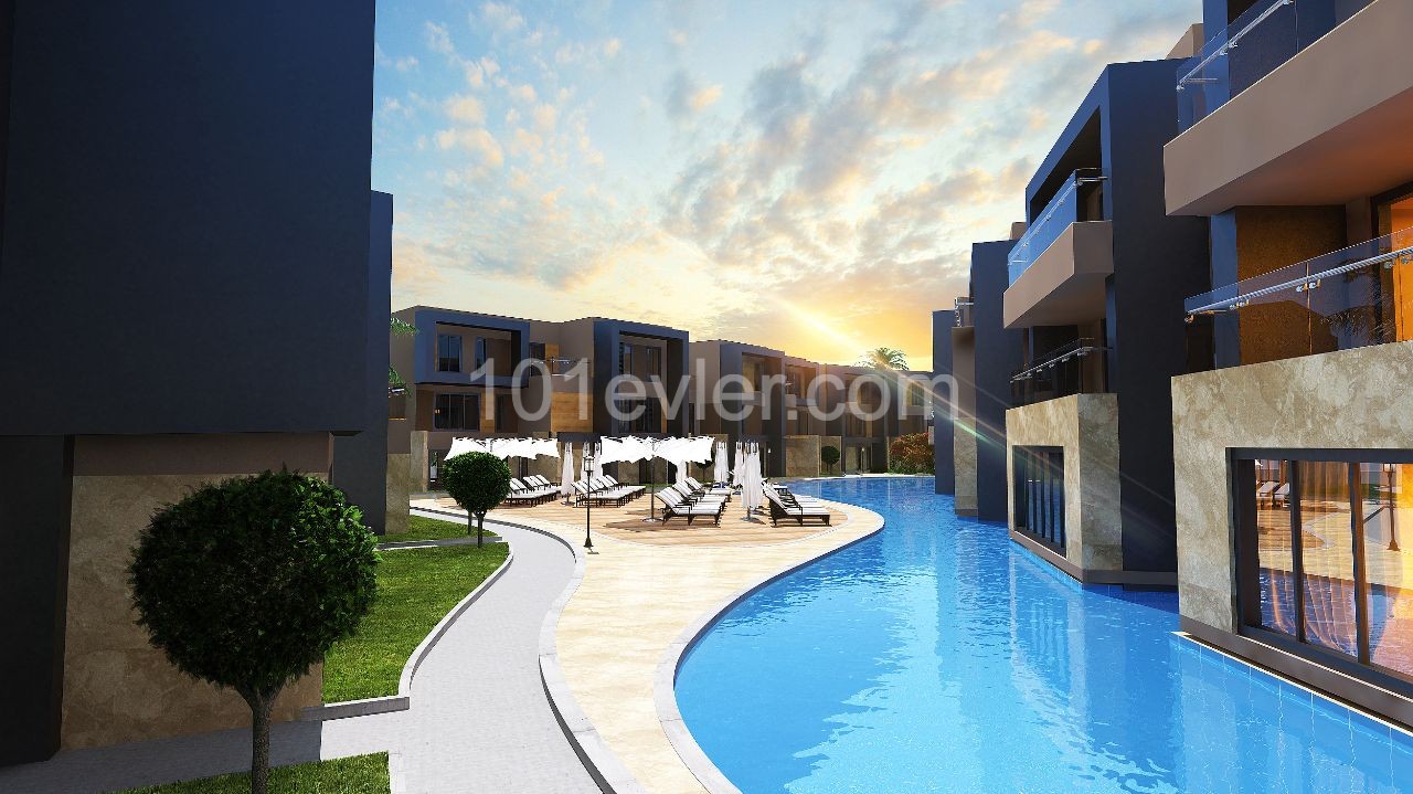 3-Zimmer-Loft-Wohnung nur wenige Minuten zu Fuß vom Mittelmeer in Kyrenia ** ** 