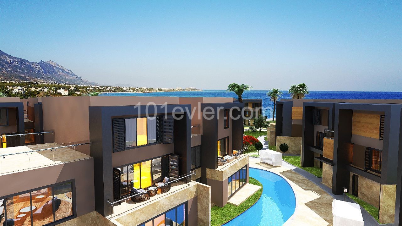 3-Zimmer-Loft-Wohnung nur wenige Minuten zu Fuß vom Mittelmeer in Kyrenia ** ** 