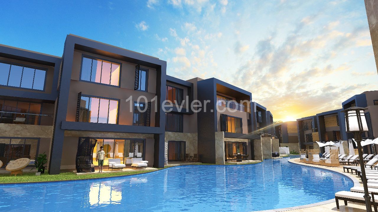 3-Zimmer-Loft-Wohnung nur wenige Minuten zu Fuß vom Mittelmeer in Kyrenia ** ** 