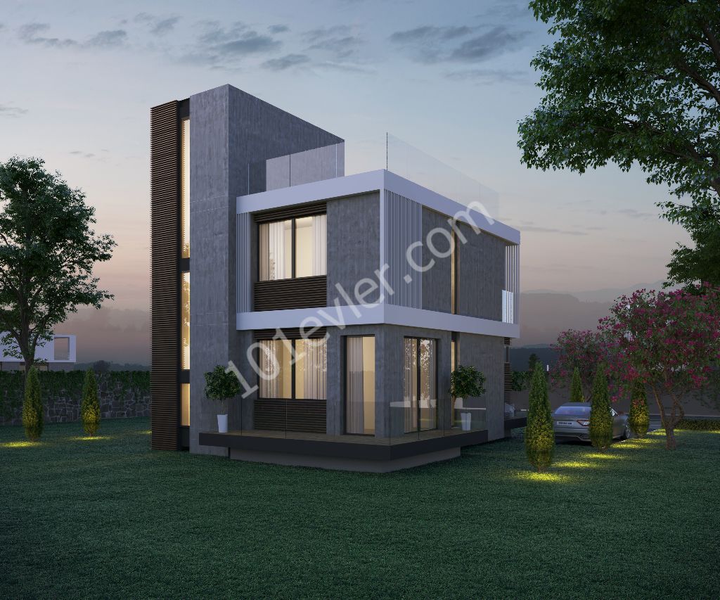 FOR SALE IN OZANKOY 2+1-3+1 LUXURY VILLAS AT SPECIAL PRICES FOR LAUNCH ** 