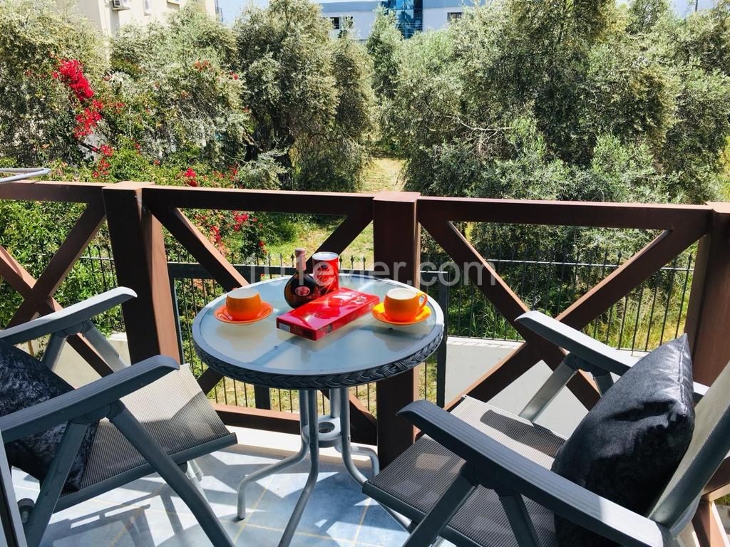 1+1 FLAT FOR RENT IN A SITE WITH POOL IN KYRENIA ** 