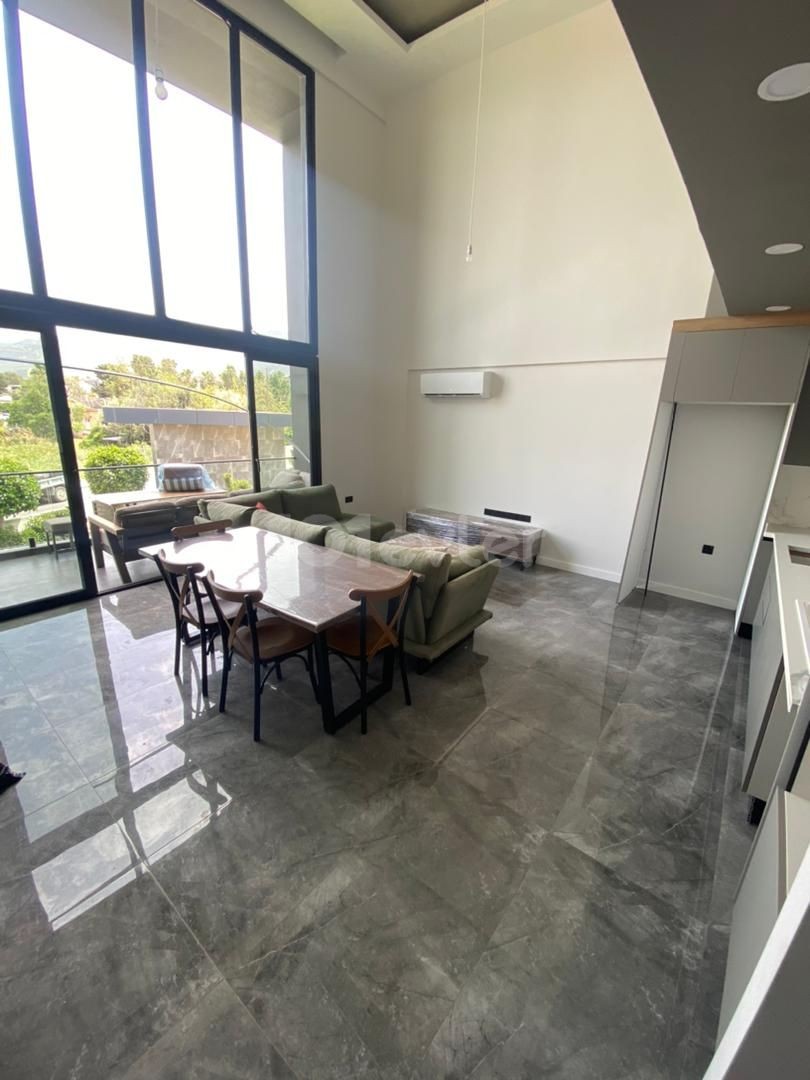  Karaoğlanoğlu'nd  Kiralık 3+1  Lüks Loft Daire