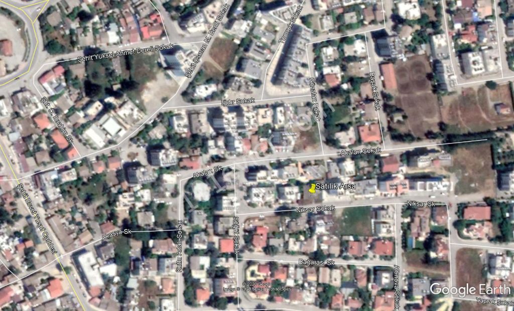 520m2 Land Suitable for Apartment Construction in an Easy-to-Reach and Centrally Located Location in the Kizilbas District of Nicosia / 50% on the Base / 160% in Total / 5 Dec Decks of Land for Sale with Zoning Permission ** 