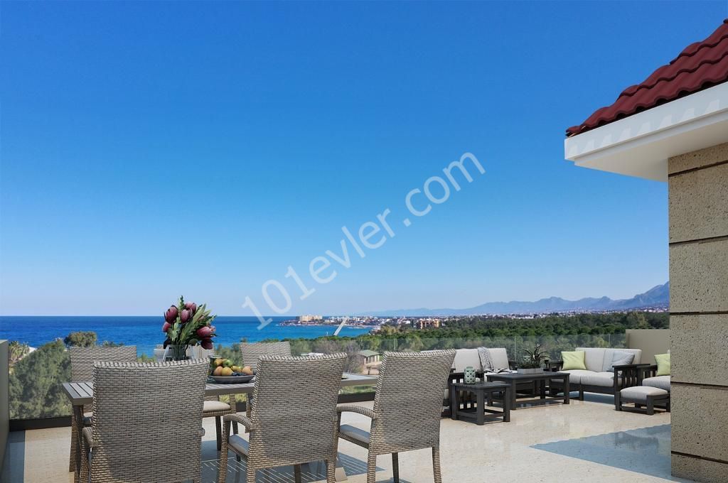 Duplex Luxury Villas with a Private Pool with 3 Bedrooms in a New Living Area in the Yavuz Beach Area of Kyrenia Alsancak !!!/ Luxurious 3 Bedroom Duplex Villas With Private Pool For Sale in Kyrenia, Alsancak!!! ** 