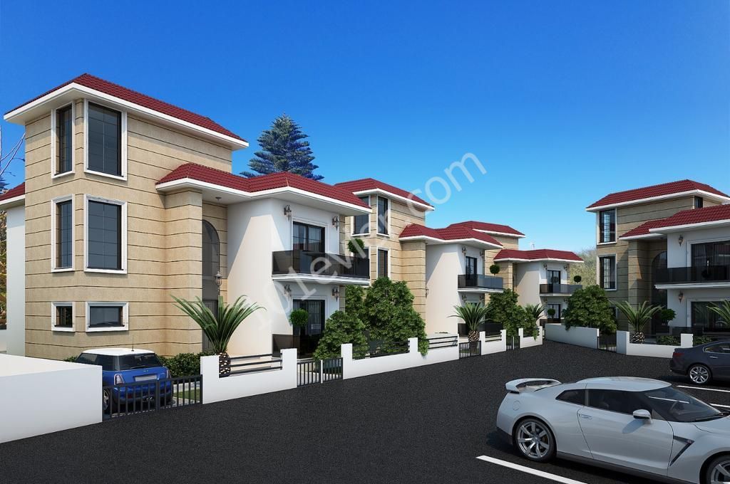 Duplex Luxury Villas with a Private Pool with 3 Bedrooms in a New Living Area in the Yavuz Beach Area of Kyrenia Alsancak !!!/ Luxurious 3 Bedroom Duplex Villas With Private Pool For Sale in Kyrenia, Alsancak!!! ** 