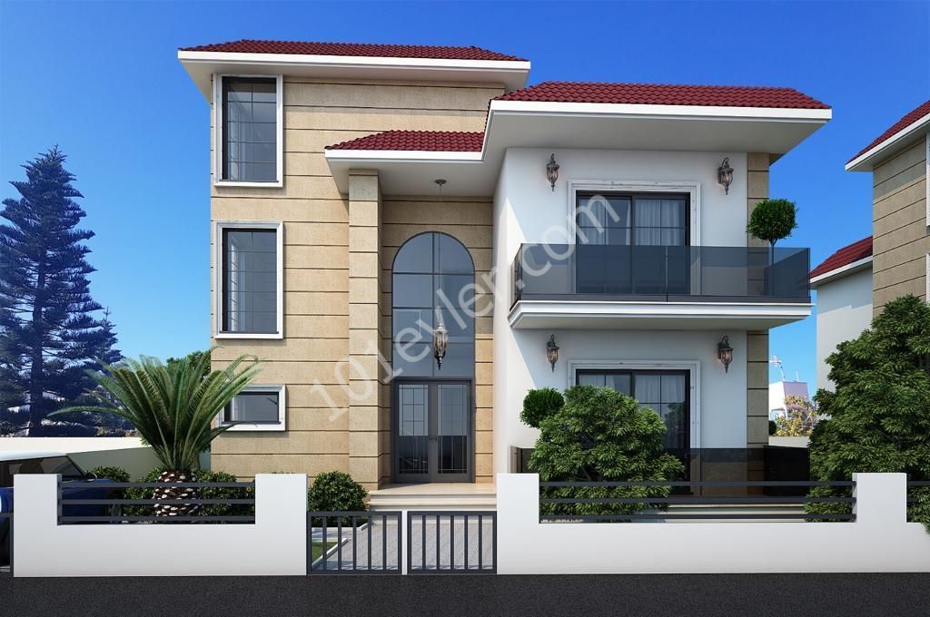 Duplex Luxury Villas with a Private Pool with 3 Bedrooms in a New Living Area in the Yavuz Beach Area of Kyrenia Alsancak !!!/ Luxurious 3 Bedroom Duplex Villas With Private Pool For Sale in Kyrenia, Alsancak!!! ** 