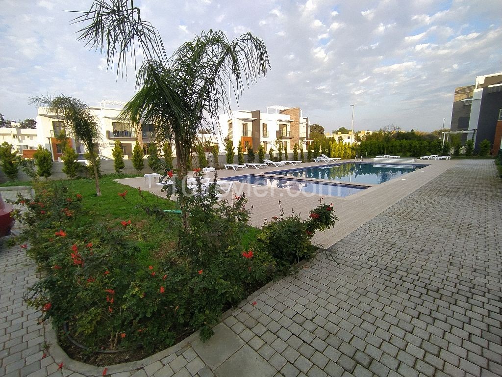 Ozankoy, luxury 2+1 new apartments, LAST 1 UNITS with garden, terrace, shared pool, carriageway 100m +90542877144 WhatApp ** 