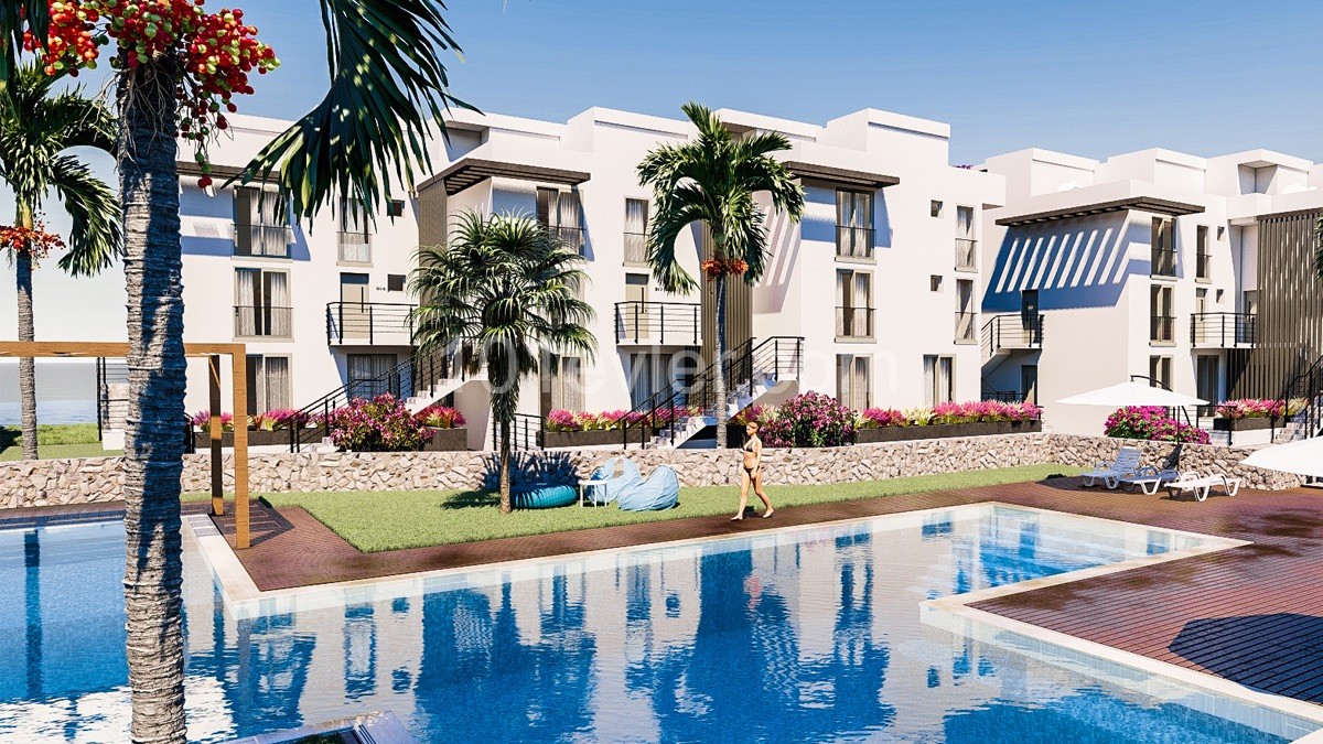 Luxury apartments right by the sea for sale in North Cyprus