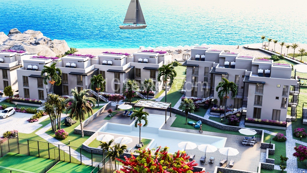 Luxury apartments right by the sea for sale in North Cyprus