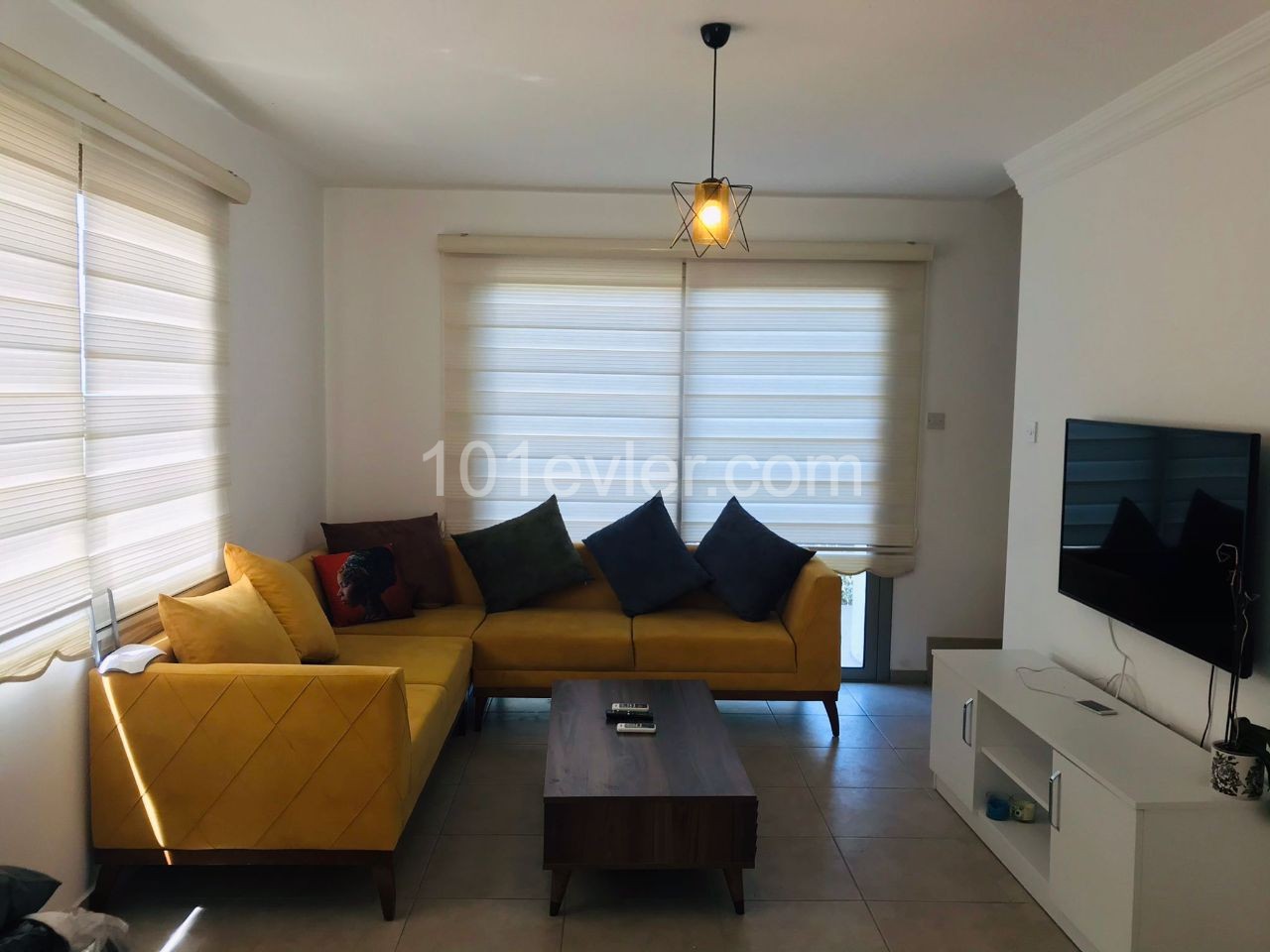 3 ZIMMER 2 WOHNZIMMER DOPPELVILLA ZUR MIETE MIT VOLLEM MEERBLICK IN KYRENIA CIKLOS... ** 