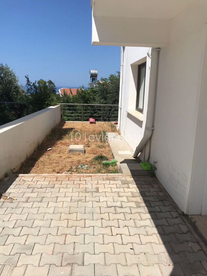 3 ZIMMER 2 WOHNZIMMER DOPPELVILLA ZUR MIETE MIT VOLLEM MEERBLICK IN KYRENIA CIKLOS... ** 