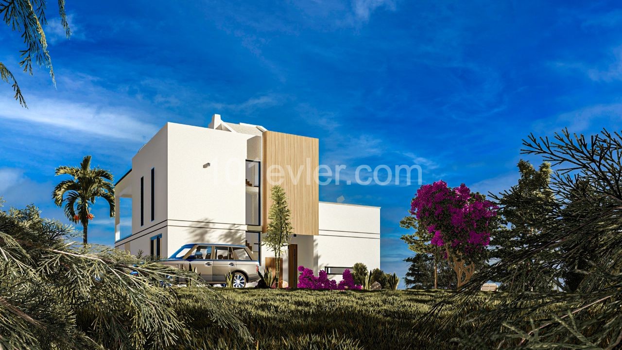 VILLA WITH PRIVATE POOL FOR SALE IN KYRENIA ESENTEPE REGION (SINGLE AUTHORIZED AGENT)