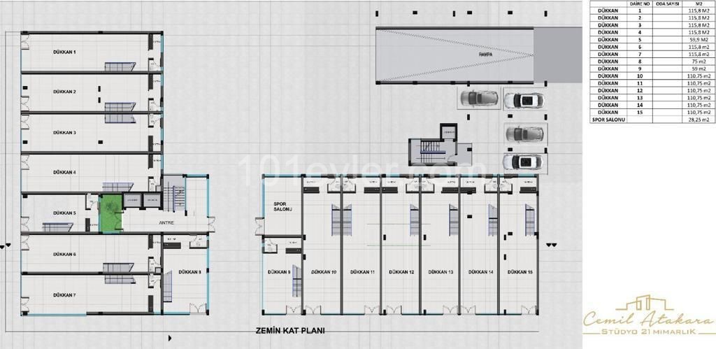 WIR BAUEN EINEN SCHÖNEN WOHNBEREICH IM ZENTRUM VON KYRENIA ** 