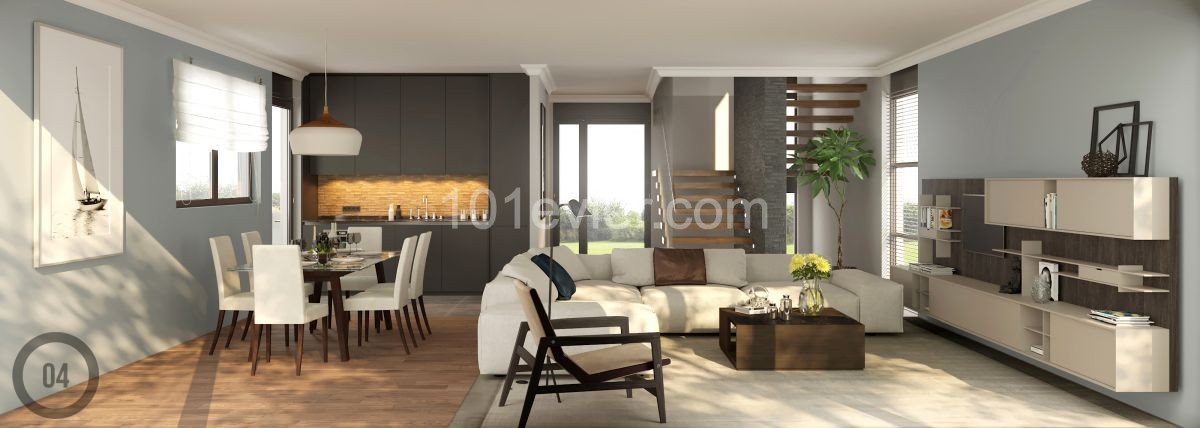 2 BEDROOMED NEW VILLAS FOR SALE IN OZANKÖY KYRENİA