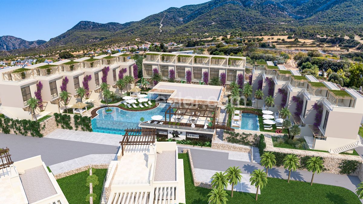 Studio and 1 Bedroom apartment For Sale in a Seafront project - Kyrenia, Esentepe, North Cyprus