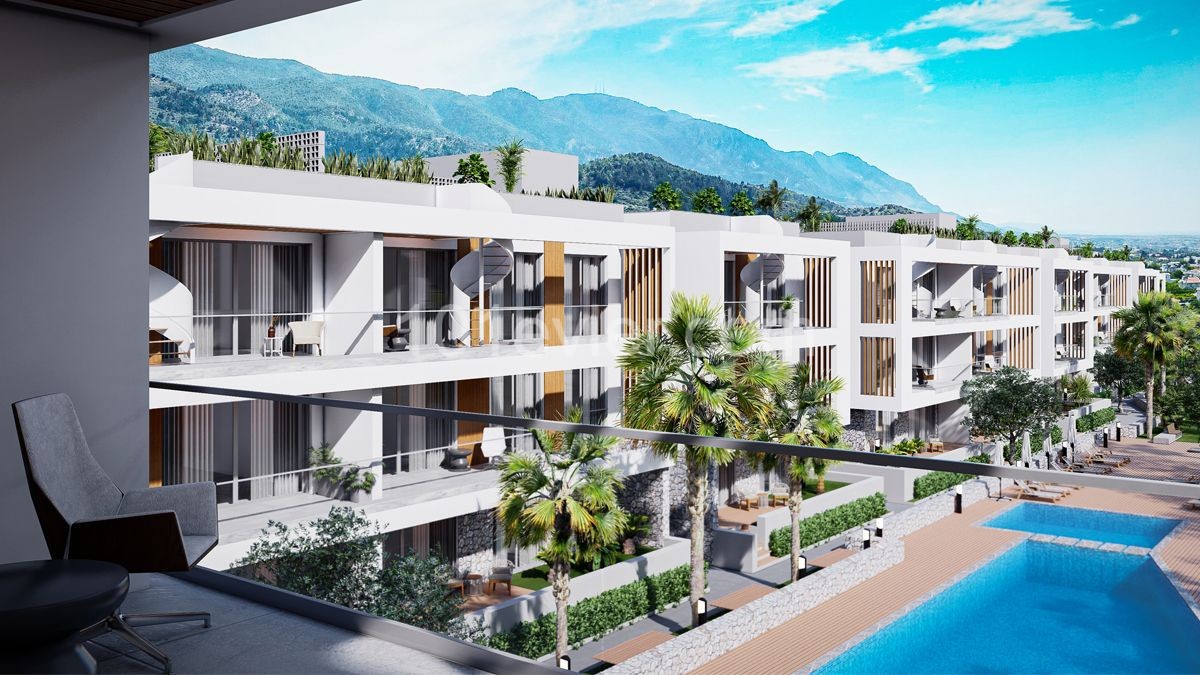 2 Bedrooms Apartments For Sale with Affordable Prices in Alsancak, Kyrenia 