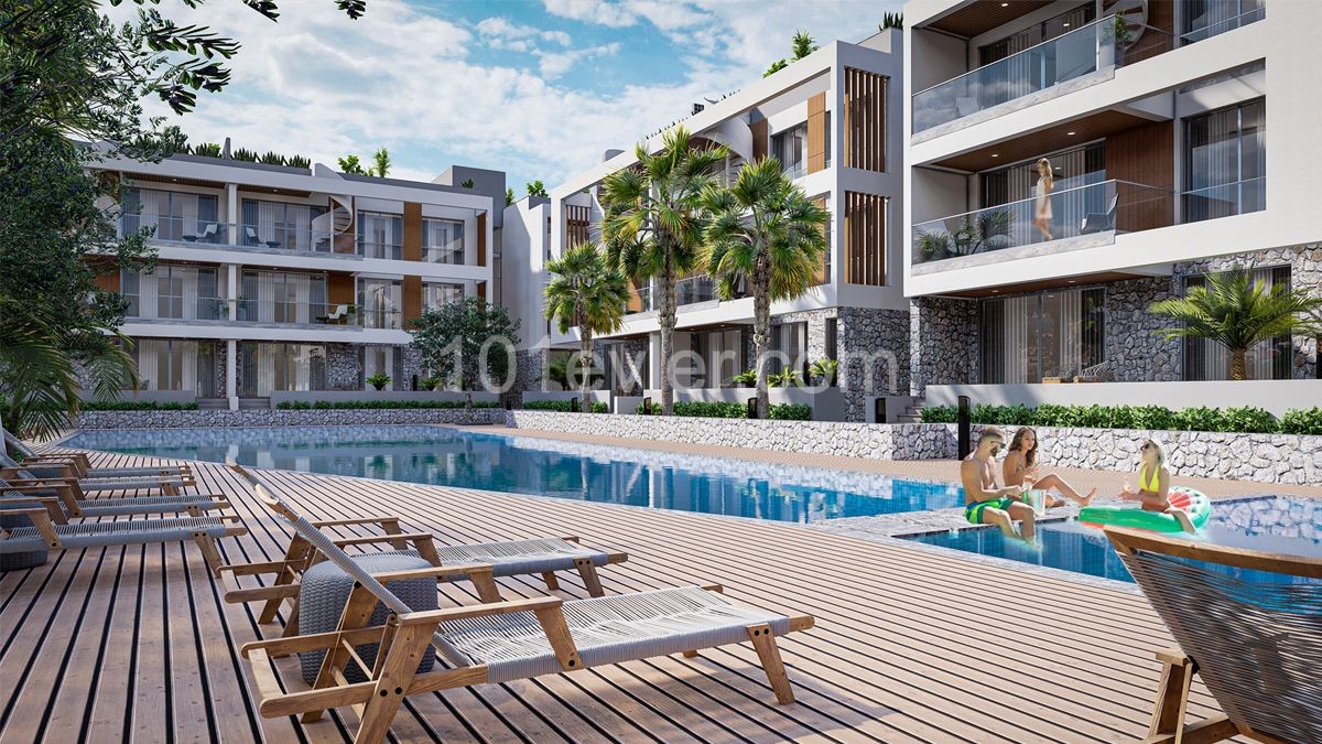 2 Bedrooms Apartments For Sale with Affordable Prices in Alsancak, Kyrenia 