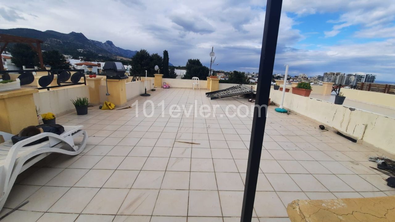 Penthouse To Rent in Doğanköy, Kyrenia