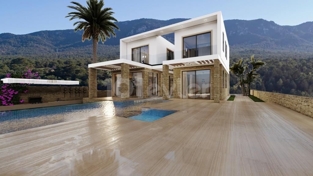 4 BEDROOM VILLA PROJECT WITH A WONDERFUL VIEW IN ESENTEPE!!!