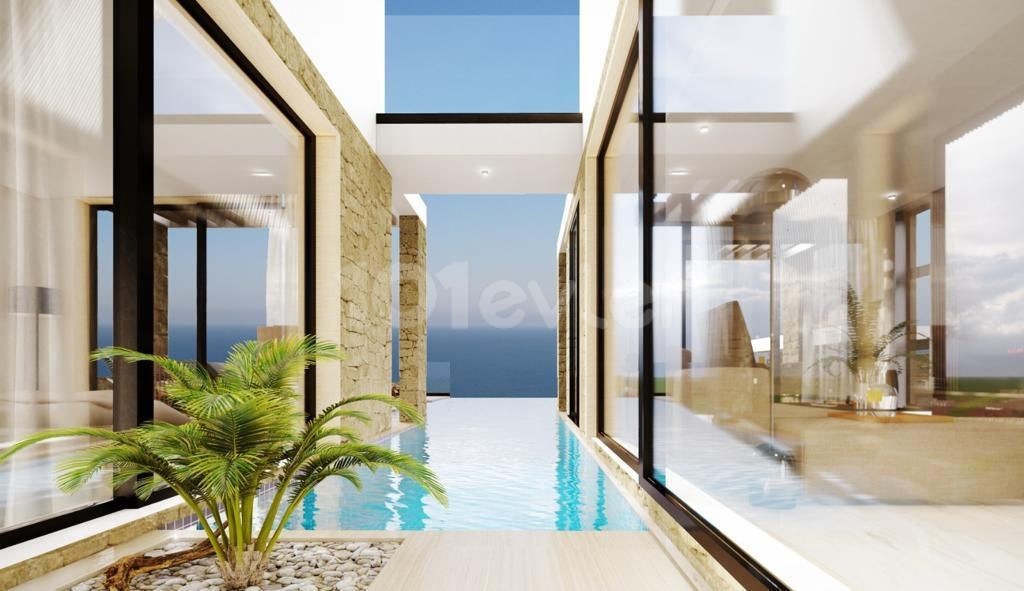 4 BEDROOM VILLA PROJECT WITH A WONDERFUL VIEW IN ESENTEPE!!!