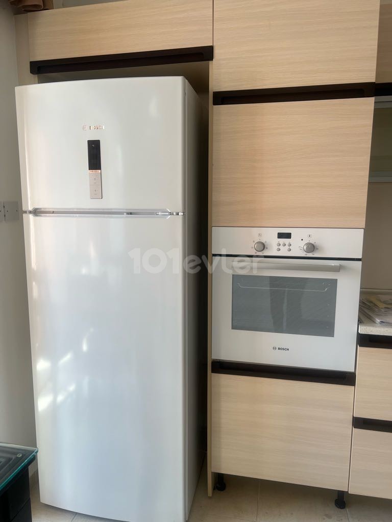 Fully furnished 3+1 flat for rent in a residence with pools in Kyrenia Center 