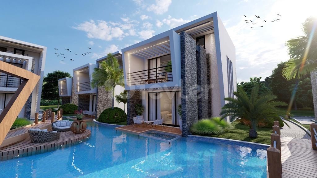 Lapta ve Karshiyak sınırında Twin Villa satıldı