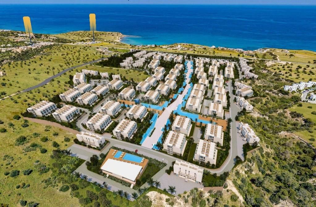 1+1 Duplex Penthouse apartment in a new complex in Esentepe right by the sea!!!